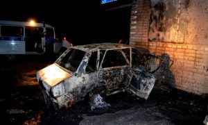 Водитель из Оренбурга сгорел заживо в автомобиле после ДТП