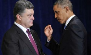 Обама пообещал Порошенко найти решение конфликта на Украине