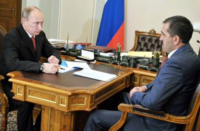 Путин выразил недовольство развитием Ингушетии 