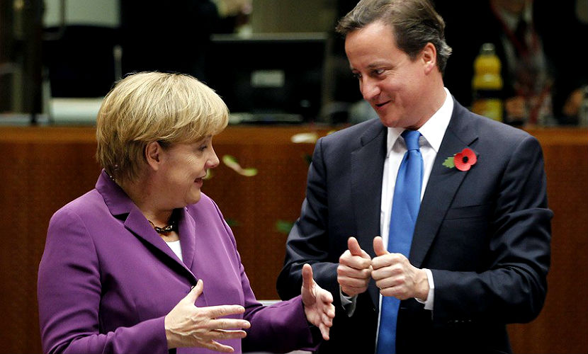 Кэмерон надеется, что Меркель поможет сохранить Британию в ЕС 