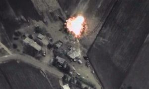 Российский Су-24 уничтожил в Сирии штаб отряда группировки 