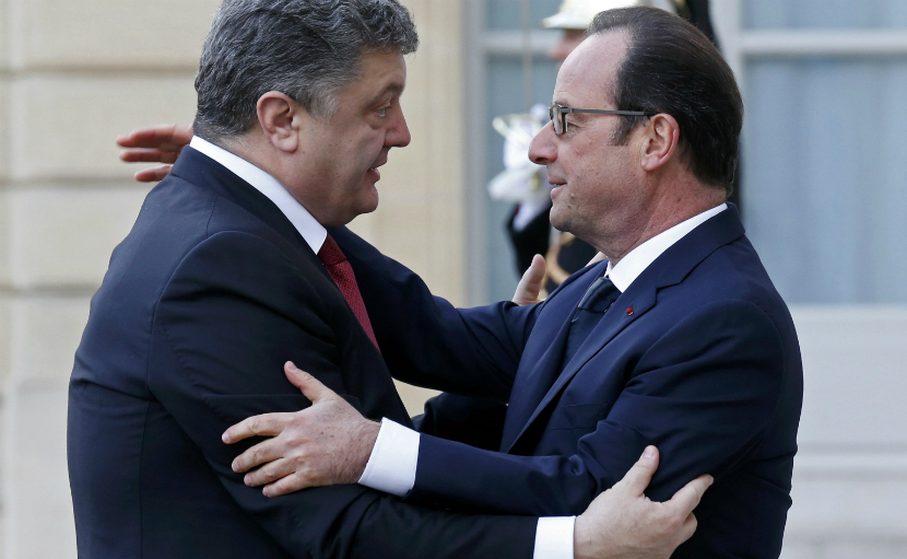 Порошенко: отношения Украины и Франции находятся на самом высоком уровне 