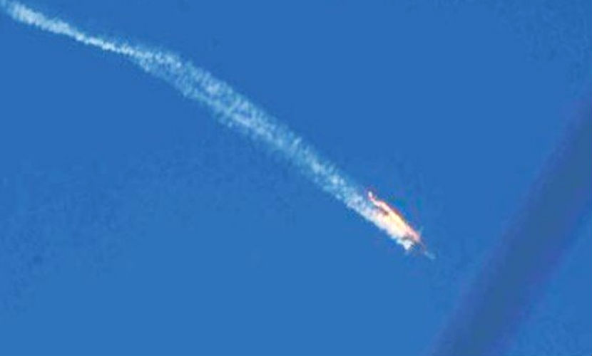 Турецкая ракета попала в сопло турбины российского самолета 