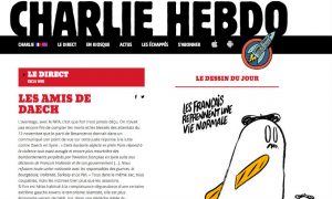 Скандальная редакция Charlie Hebdo нарисовала “призрачную” карикатуру на теракты в Париже
