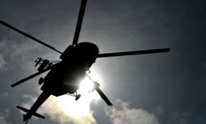 Летевшие в вертолете МВД люди получили тяжелые травмы