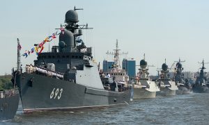 Пять десятков российских военных кораблей начали боевую подготовку
