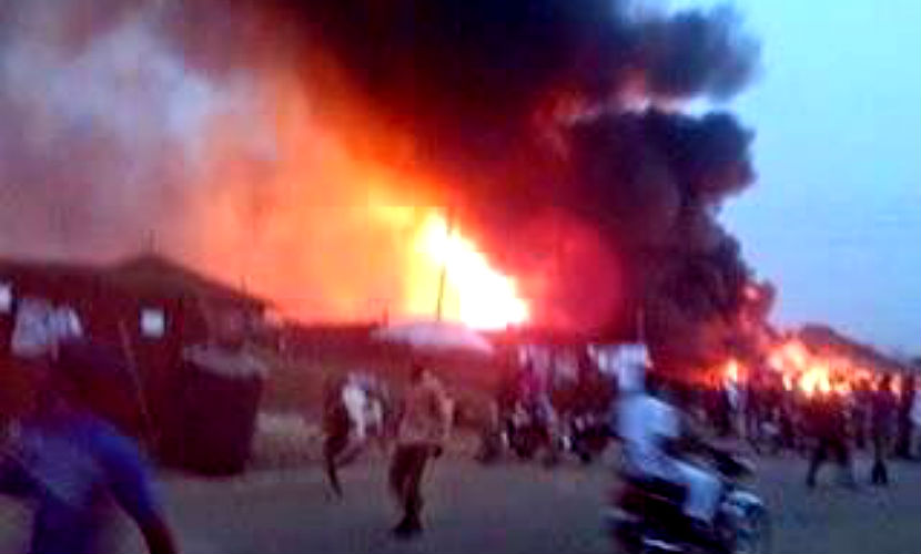 Сто человек погибли в результате взрыва на газовом заводе в Нигерии 