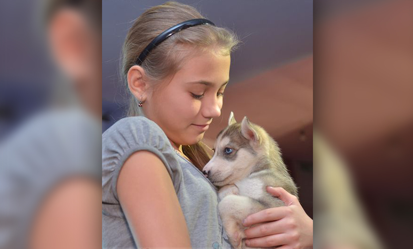 Получившая от Путина щенка девочка выложила фотографии в соцсети 