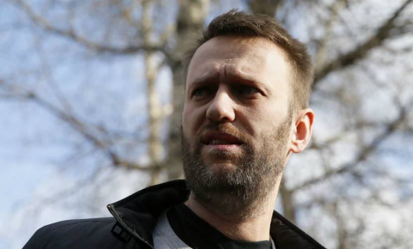 Оппозиционер Навальный сообщил о своем задержании 