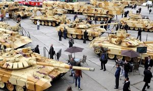 Россия в 2014 году экспортировала вооружения на 10 миллиардов долларов