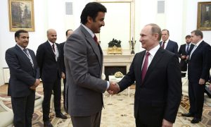 Главы России и Катара договорились вместе положить конец убийствам и голоду в Сирии