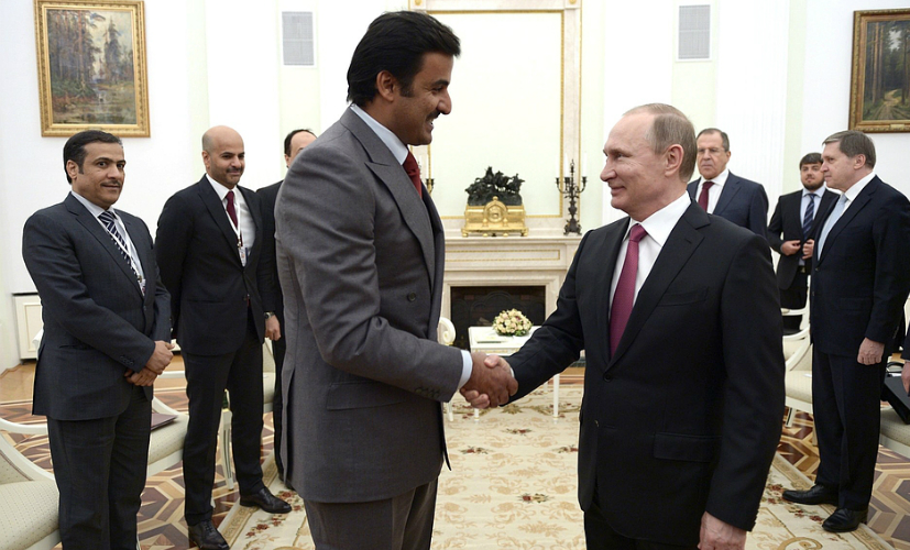 Главы России и Катара договорились вместе положить конец убийствам и голоду в Сирии 