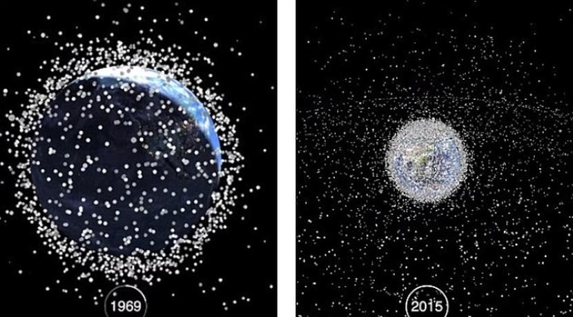 Карта мусора в космосе