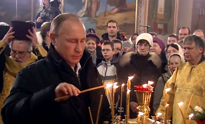 Владимир Путин на Рождество пожелал россиянам мира и успехов в благих делах 