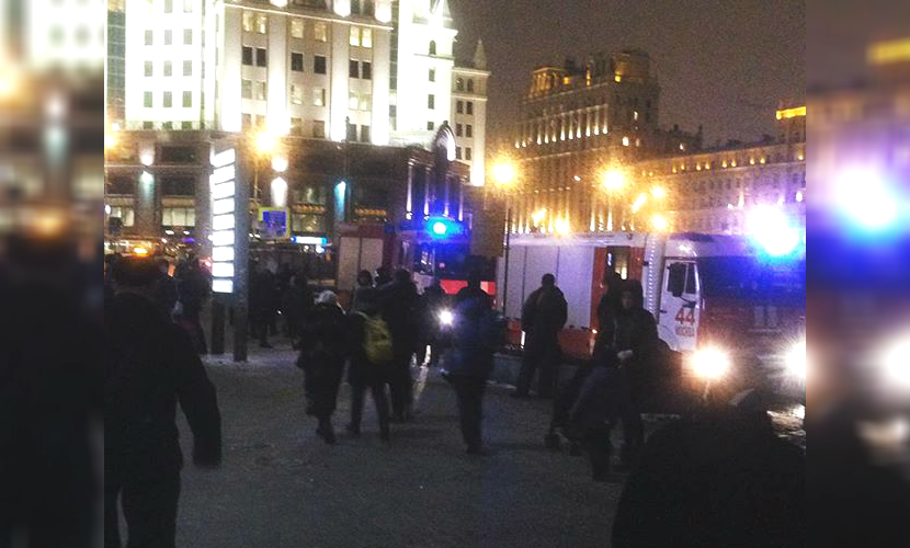 В Москве эвакуирован Павелецкий вокзал В Москве эвакуирован Павелецкий вокзал