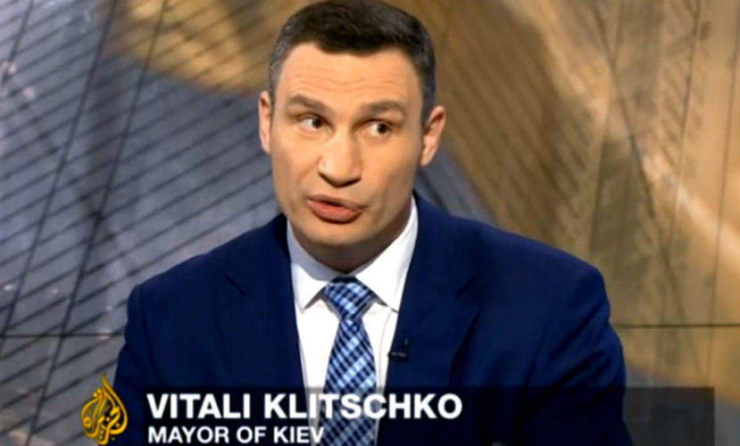 Виталий Кличко ответил на обвинения иностранцев новым перлом: «Простите, я с Украины» 