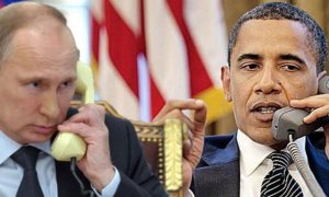 Обама позвонил Путину, чтобы обсудить Донбасс и Сирию