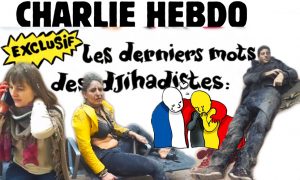 Charlie Hebdo опубликовал карикатуру на теракты в Брюсселе с последними словами джихадистов