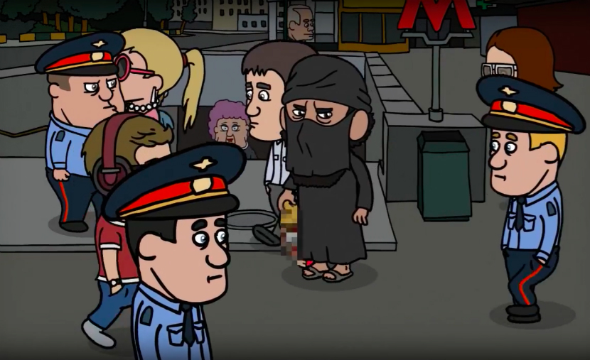 Создатель Mortal Kombat с участием Путина снял мультфильм про террориста с отрезанной головой 
