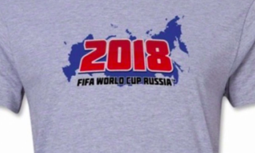ФИФА решила изъять из продажи футболки к ЧМ-2018 без Крыма 