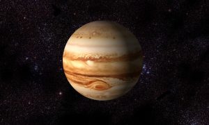 Опубликовано видео появления у планеты Юпитер неопознанного летающего объекта