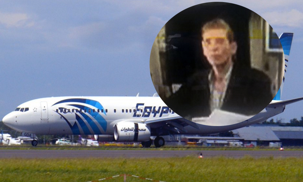 Опубликовано фото террориста - профессора из США, захватившего самолет EgyptAir с пассажирами 