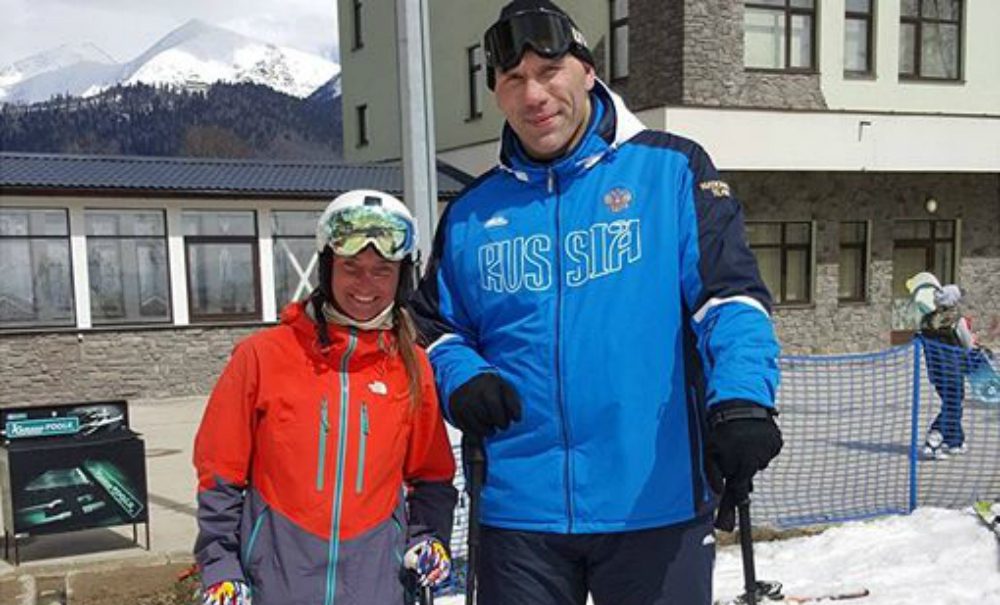 Николай Валуев осуществил свою заветную мечту с помощью горнолыжницы Елены 