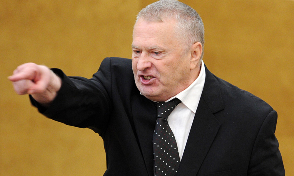 Жириновский возмутился лозунгом «Ад наш!» в Новосибирске 
