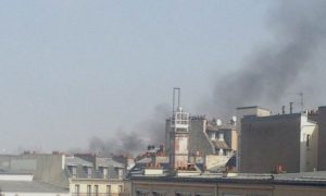 В центре Парижа произошел сильный взрыв