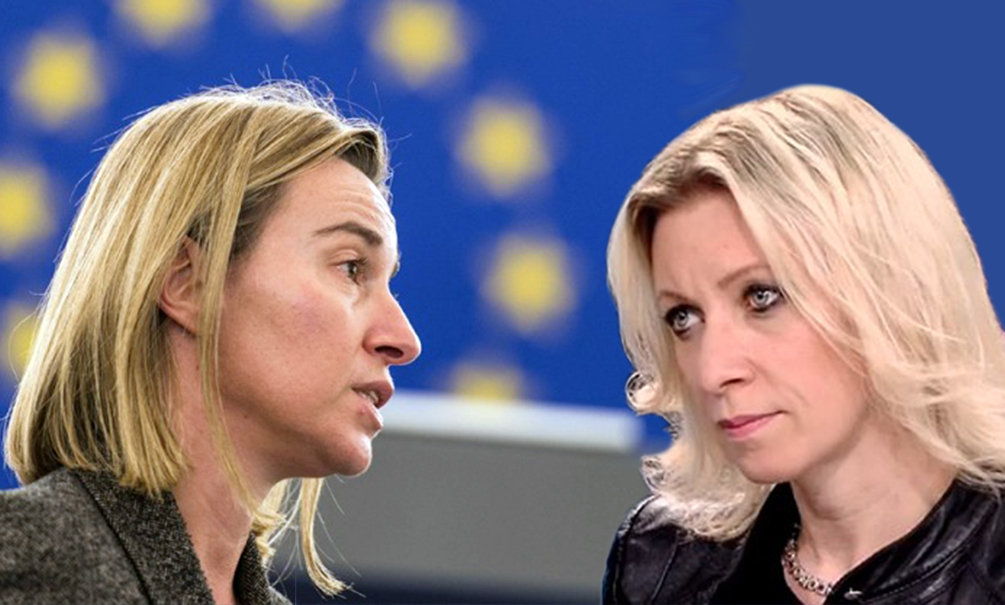 Захарова набросилась на Могерини с ответными обвинениями в адрес ЕС 