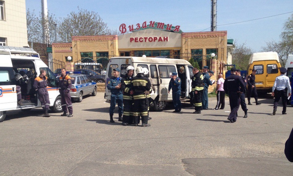 Два человека получили ранения при взрыве в маршрутке Ставрополя 