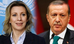 Захарова высмеяла заявление Эрдогана о 