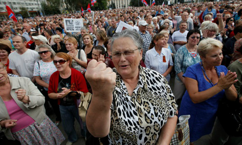 Россияне потребовали перемен в стране 