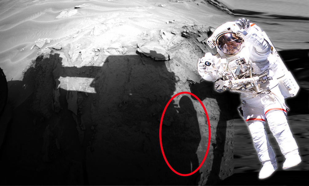 Фото таинственного астронавта на Марсе доказало, что до планеты долетают за секунды, - уфологи 