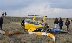 Вертолет Robinson с двумя людьми на борту разбился в Камчатском крае