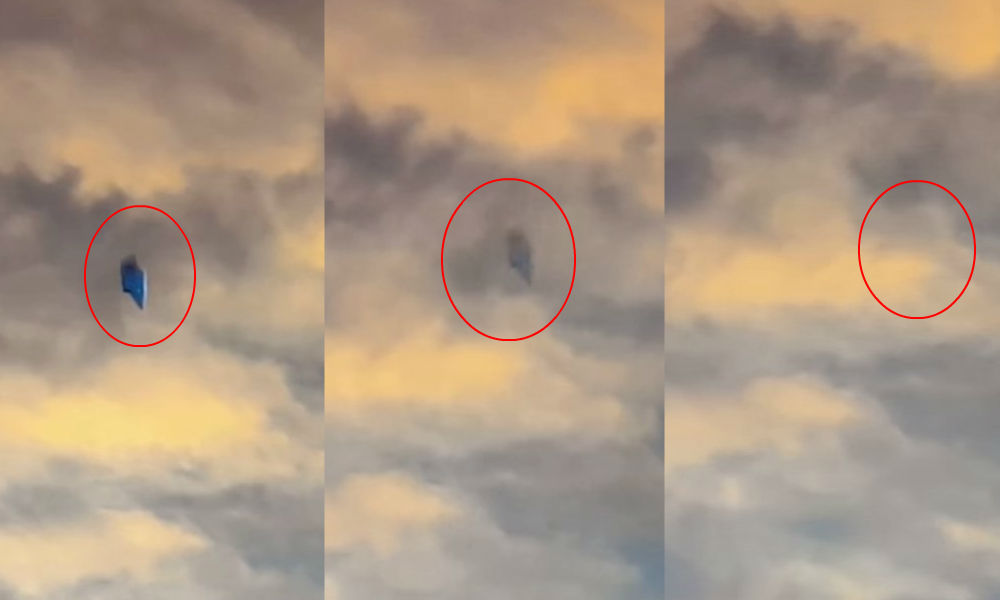 Шокирующие кадры с исчезновением НЛО рядом с военной базой в США попали на видео очевидцев 