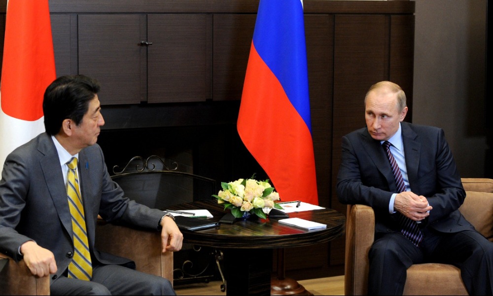 Путин предложил премьеру Японии Абэ партнерство двух стран на Тихом океане 