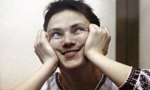 Надежда Савченко после приземления в Борисполе позвонила матери