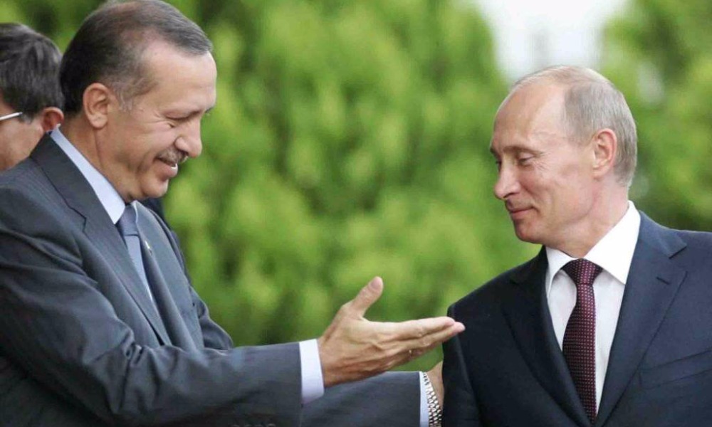 Эрдоган написал письмо Путину и поздравил в его лице всех россиян с прошедшим праздником 