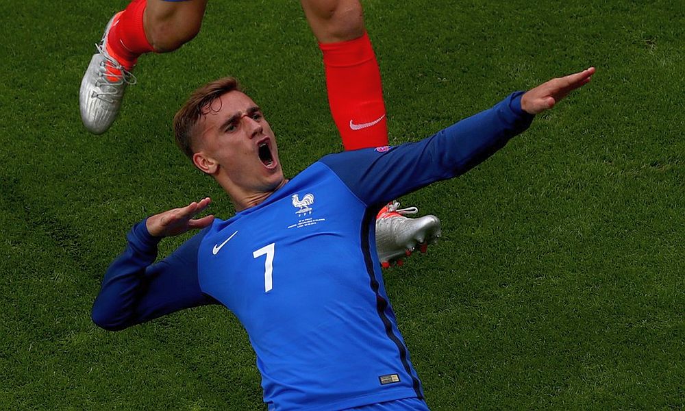Бенефис Гризманна в матче со сборной Ирландии спас Францию от позора на Евро-2016 
