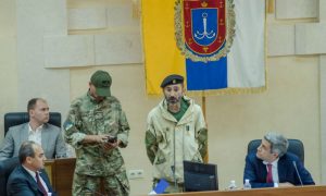Бойцов украинских батальонов признали ветеранами после захвата здания Одесского облсовета
