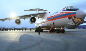 Борт МЧС России доставил тела погибших детей из Карелии в Москву