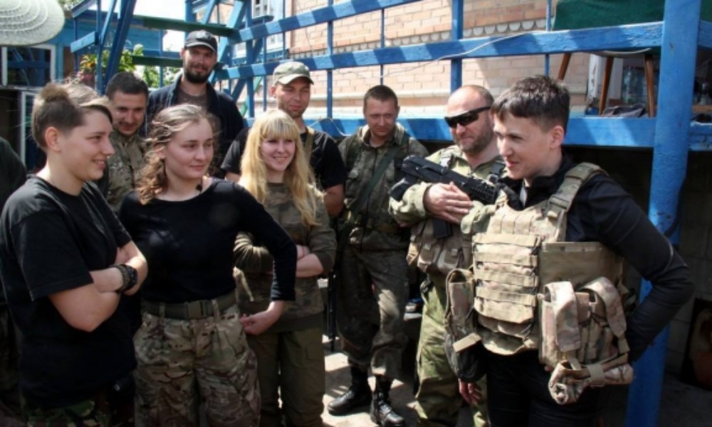 Савченко на встрече с Ярошем предложила ведение диверсионной войны в Донбассе 