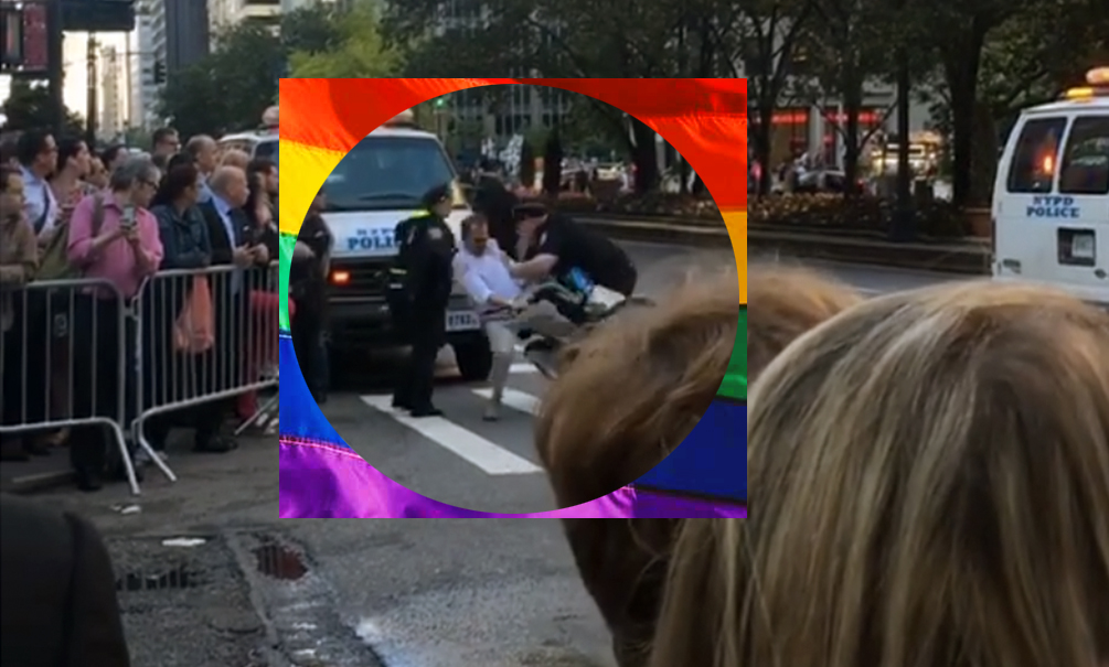 Полицейские из охраны кортежа Барака Обамы напали на велосипедиста-гея 