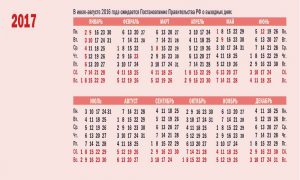 Утвержден новый график праздничных выходных в России в 2017 году