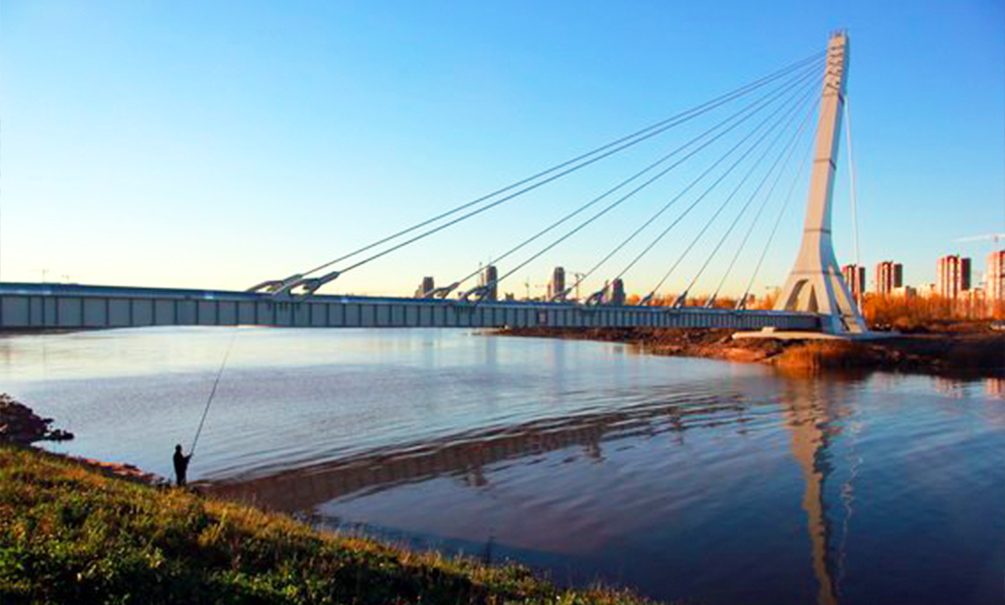 Мост кадырова в санкт петербурге фото