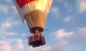 Опубликовано видео начала грандиозного кругосветного путешествия Конюхова на воздушном шаре