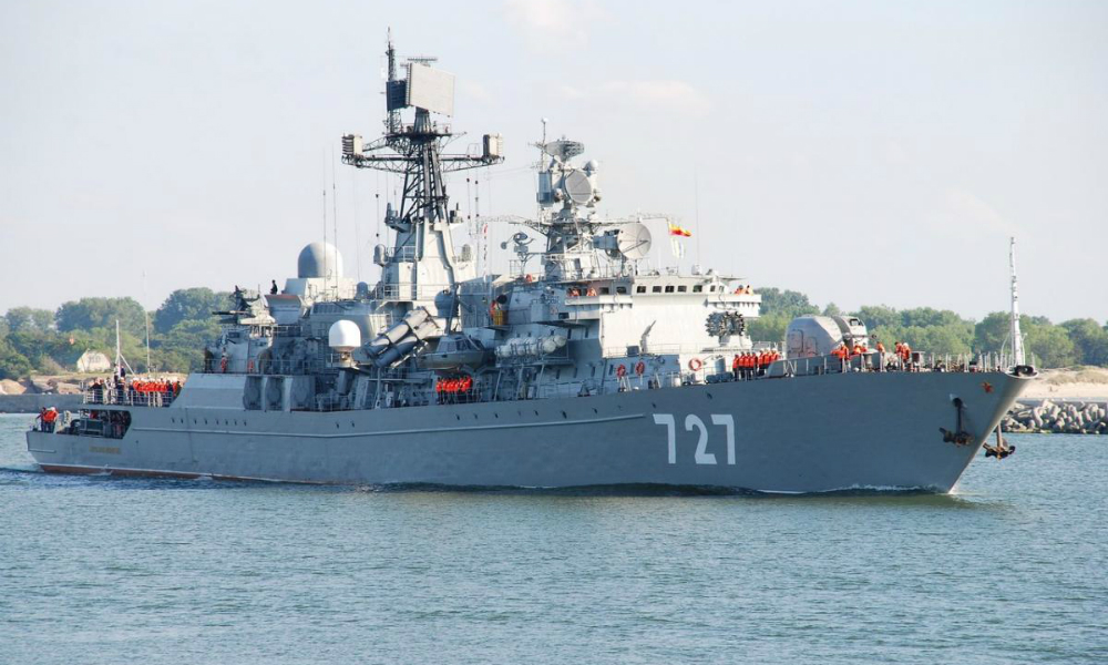 Военные США заявили о третьем инциденте с «Ярославом Мудрым» и американским крейсером 