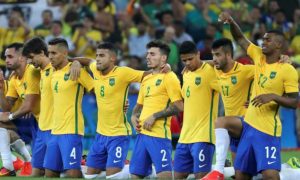 Сборная Бразилии сенсационно победила Германию в борьбе за олимпийское золото по футболу