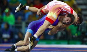 Российский борец феерично разгромил соперника из Азербайджана и завоевал золото на Олимпиаде в Рио